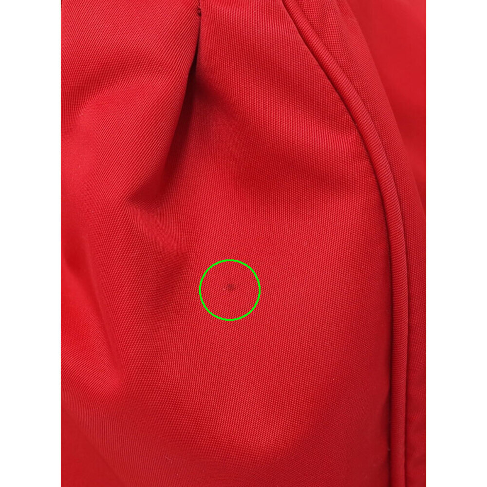 Prada Tessuto Tote Shoulder Bag Red - Picture 6 of 9